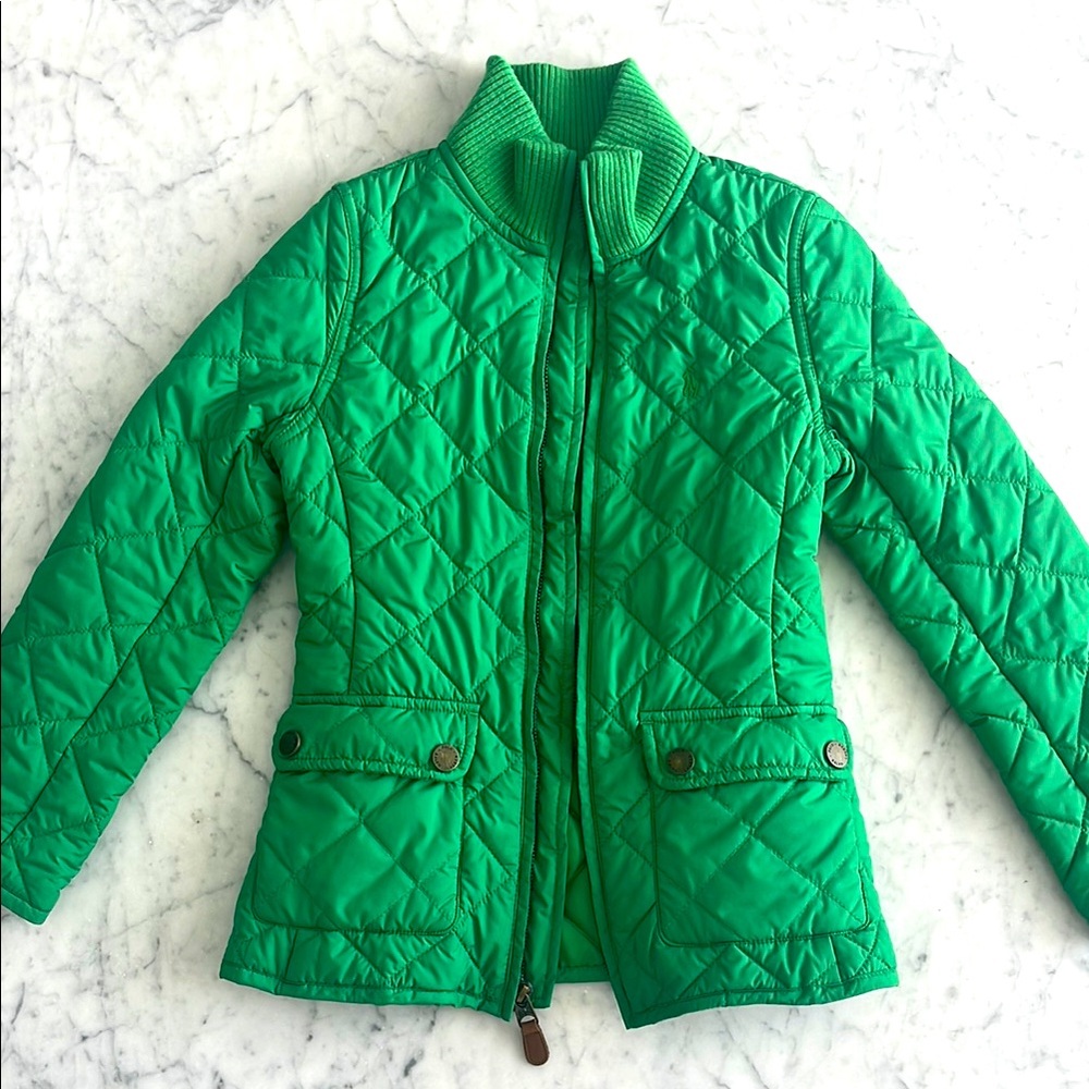 Ralph Lauren Quilted Green Jacket